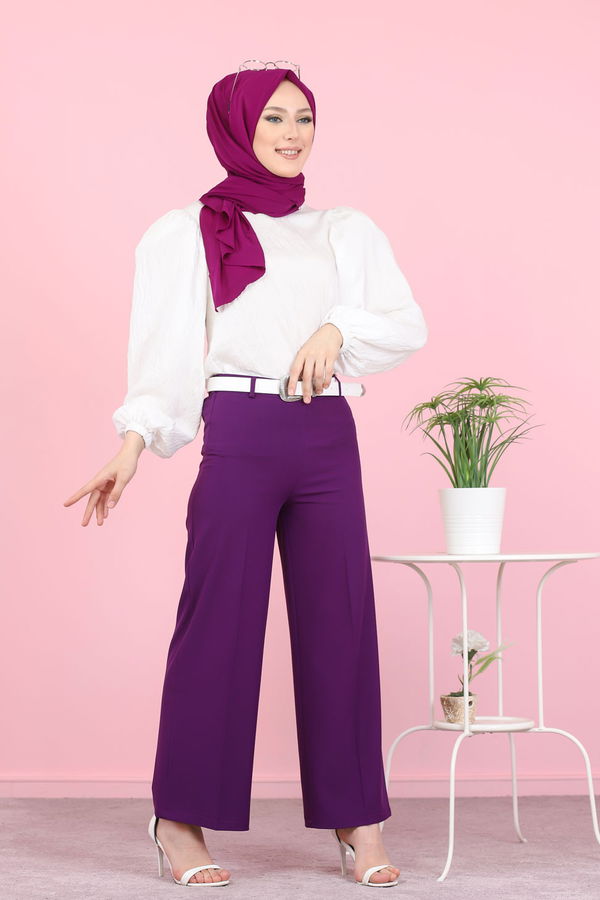 3101 PANTOLON Mor - 3101 MOR
