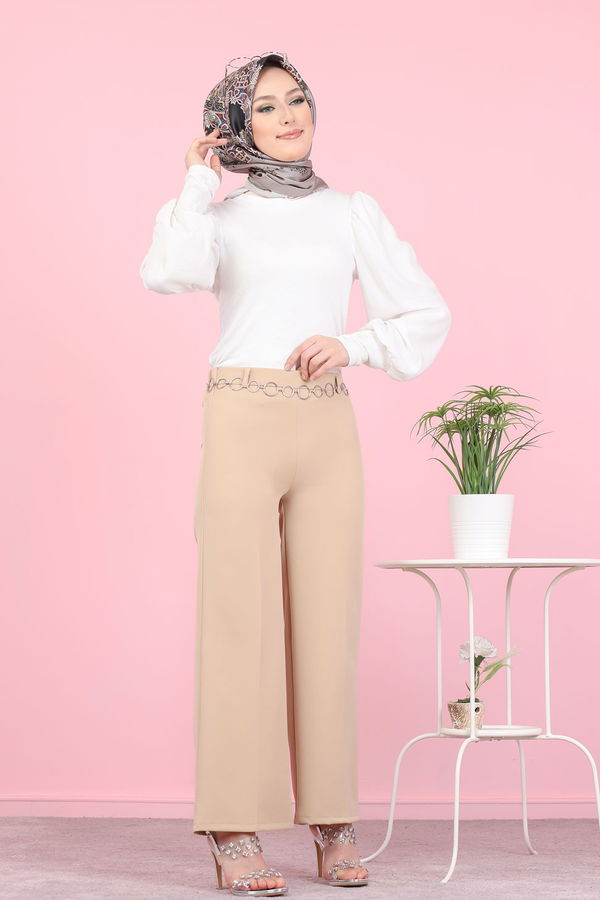 3101 PANTOLON Bej - 3101