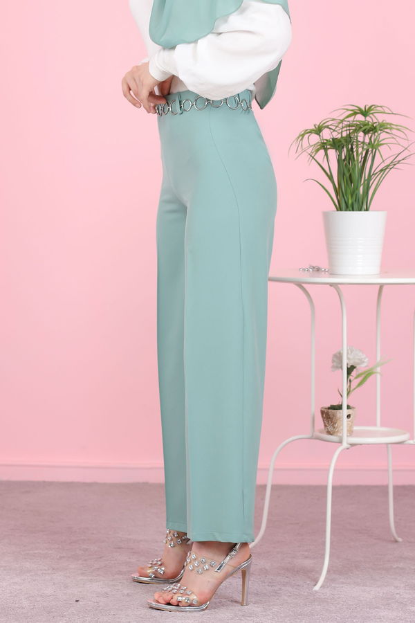 3101 PANTOLON Yeşil - 3101 YEŞİL
