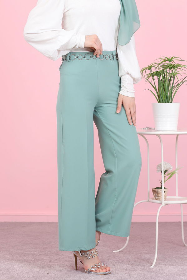 3101 PANTOLON Yeşil - 3101 YEŞİL