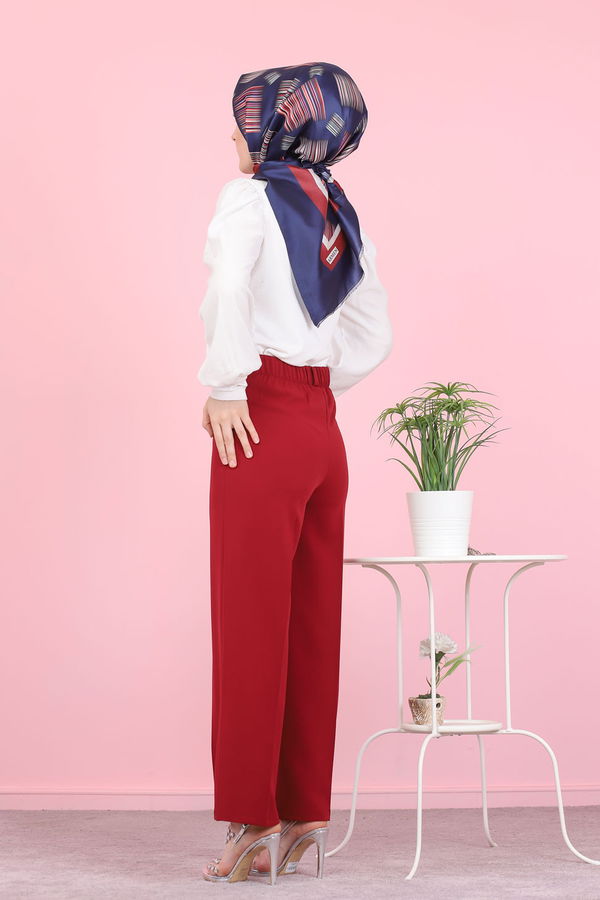 3101 PANTOLON Bordo - 3101