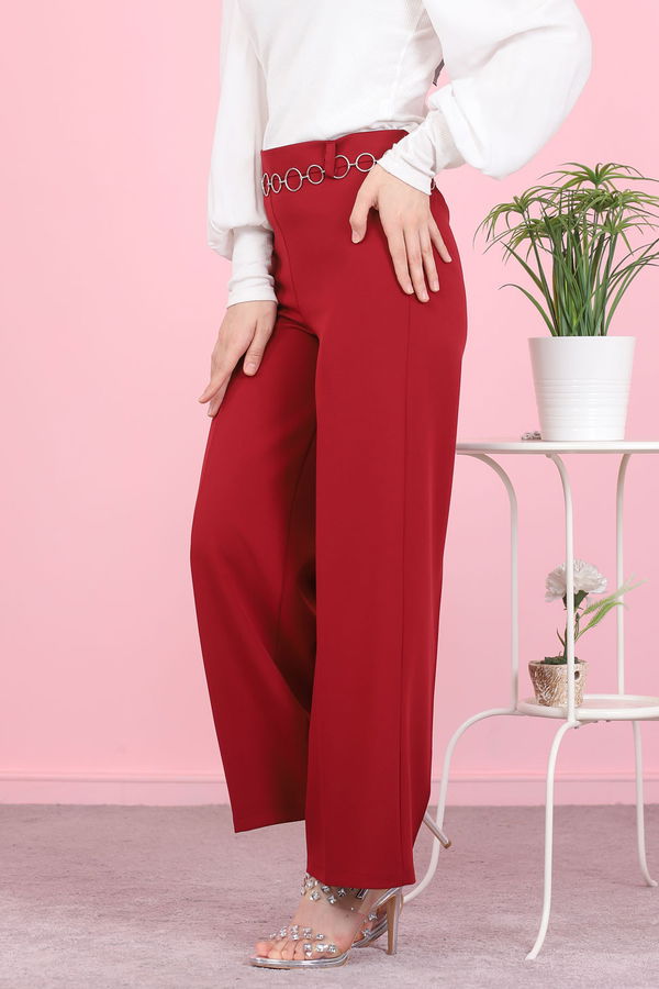 3101 PANTOLON Bordo - 3101