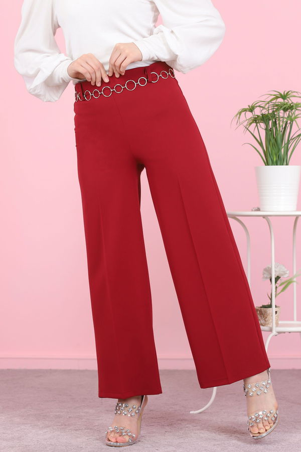 3101 PANTOLON Bordo - 3101
