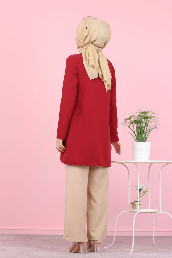 3070 TUNİK Bordo - 3070
