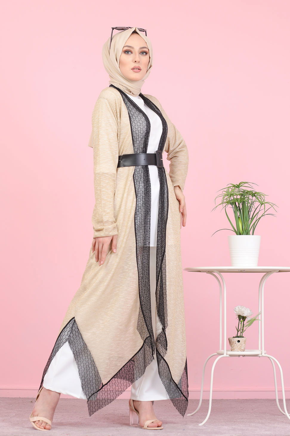 3089 DANTELLI HIRKA Sarı - 3089
