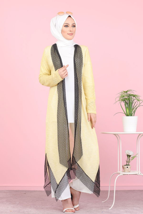 3089 DANTELLI HIRKA Sarı - 3089