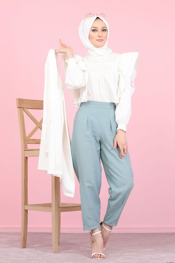 PANTOLON Yeşil - 8441