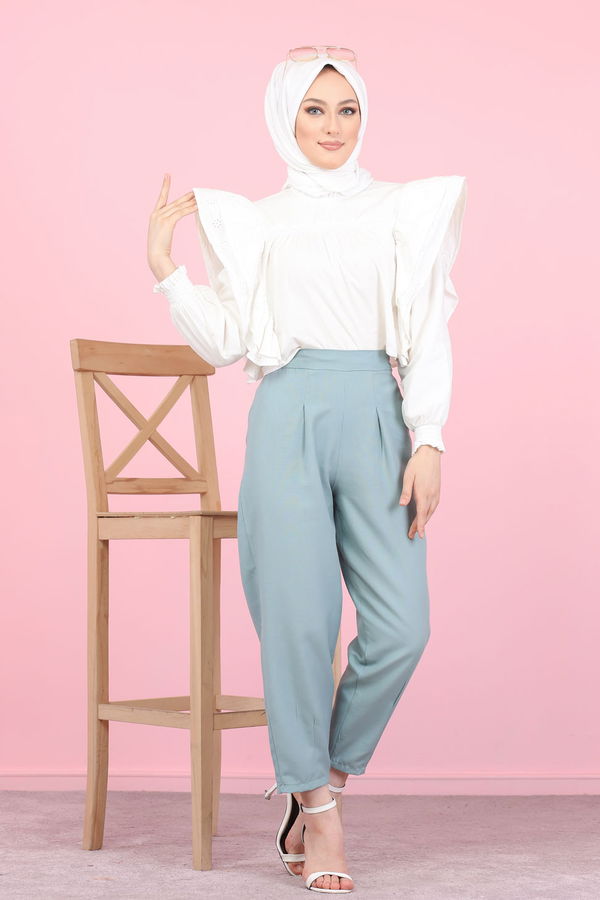 PANTOLON Yeşil - 8441