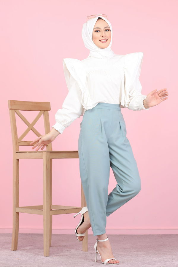 PANTOLON Yeşil - 8441