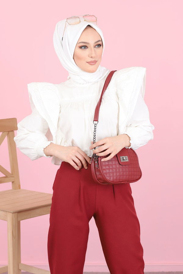 PANTOLON Bordo - 8441 BORDO