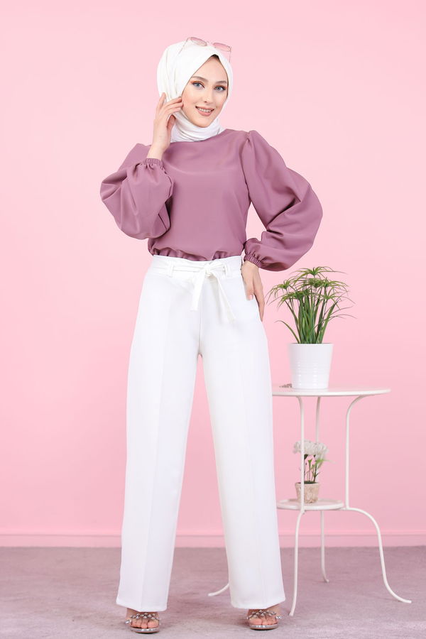 8501 BOL PACA PANTOLON Beyaz - 8501