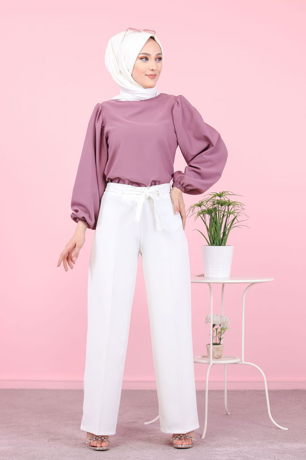 8501 BOL PACA PANTOLON Beyaz - 8501