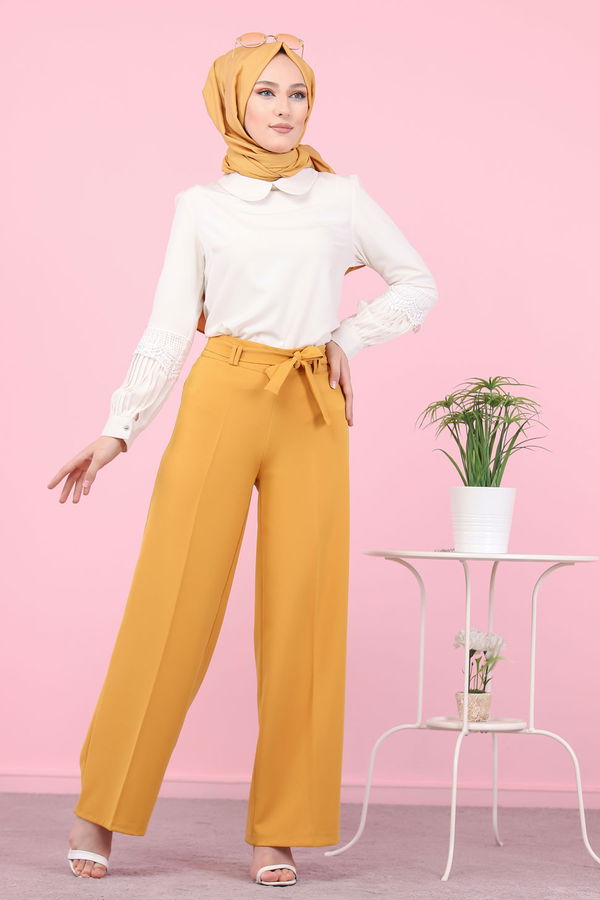 8501 BOL PACA PANTOLON Sarı - 8501
