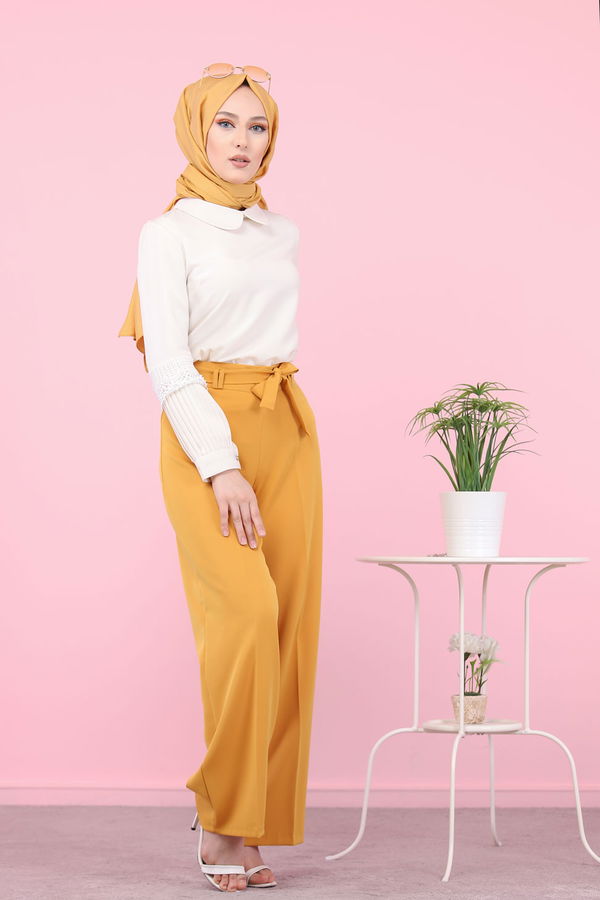 8501 BOL PACA PANTOLON Sarı - 8501