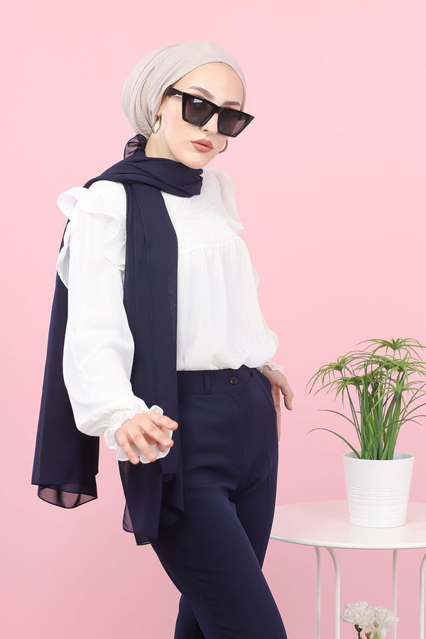 8504 KLASIK PANTOLON Lacivert - 8504 LACİVERT