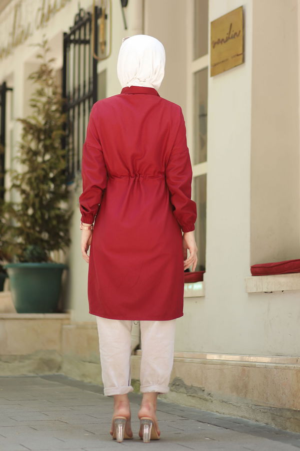 FERMUARLI KAP Bordo - 3064