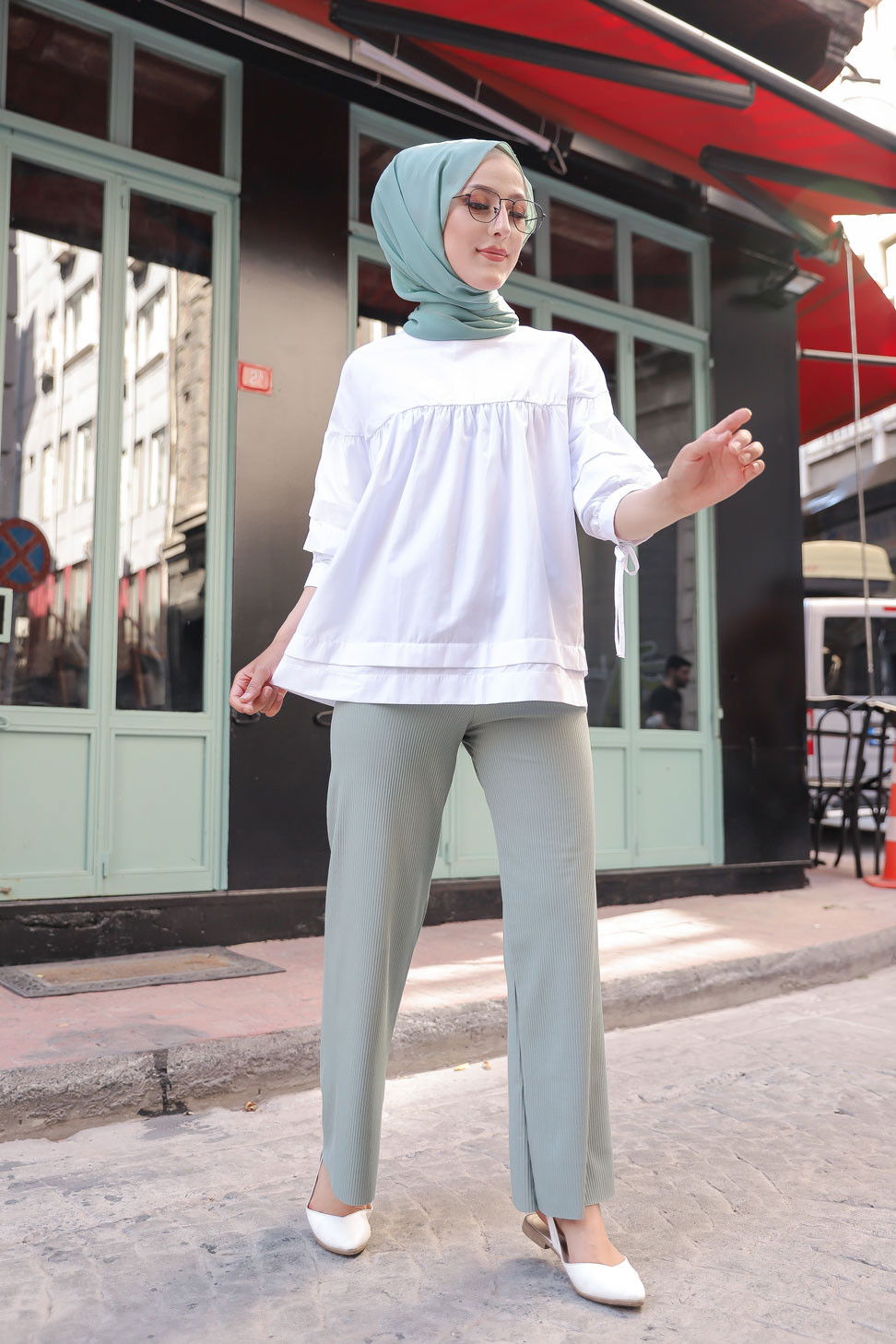 4142 KASKORSE PANTOLON Yeşil - 4142 YEŞİL