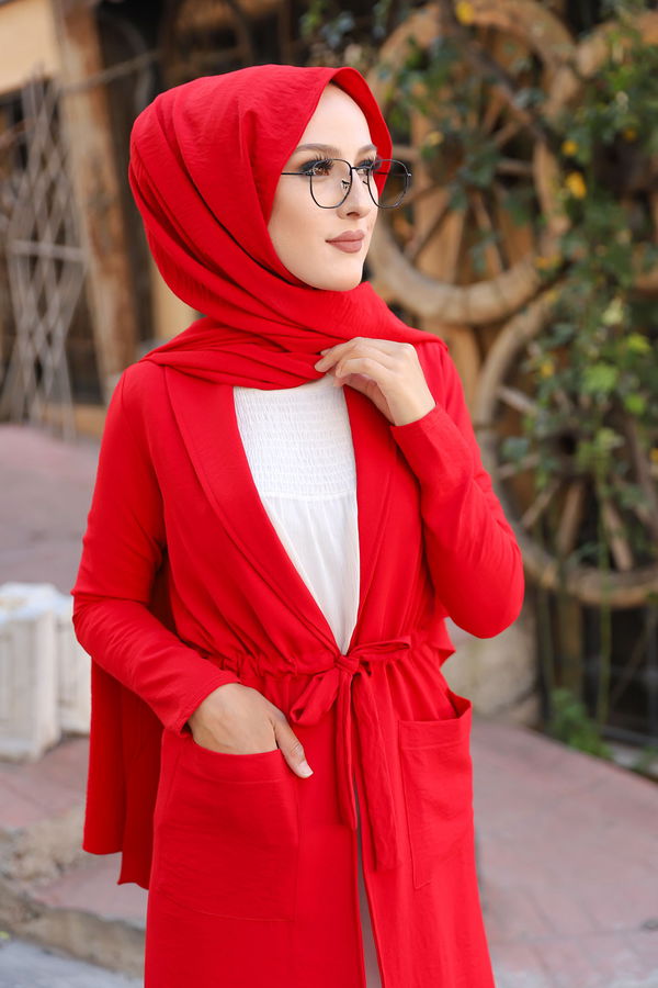 9048 BELDEN KUSAKLI KAP Kırmızı - 9048 Kırmızı