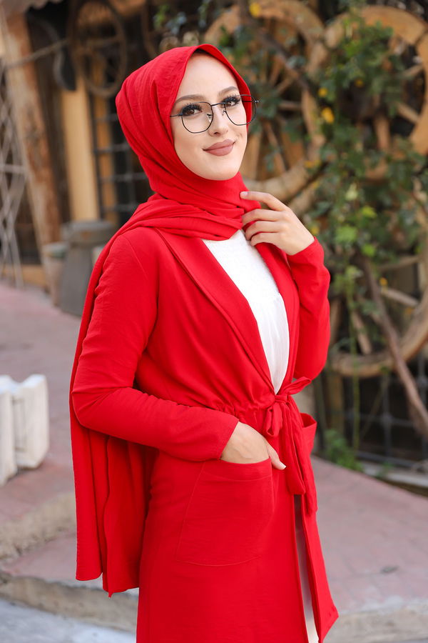 9048 BELDEN KUSAKLI KAP Kırmızı - 9048 Kırmızı