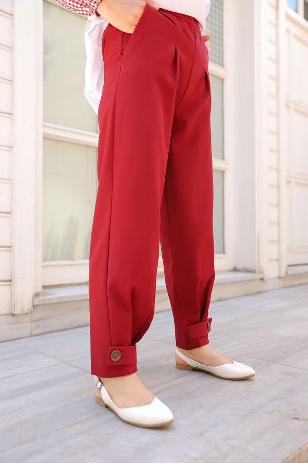 PANTOLON Bordo - 8563 BORDO