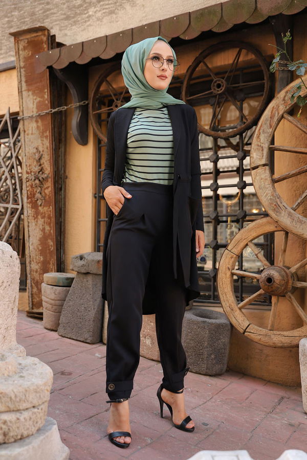 PANTOLON Siyah - 8563 SİYAH