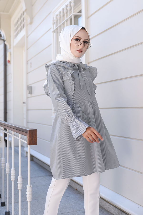 Cızgılı Tunık Siyah - 3232
