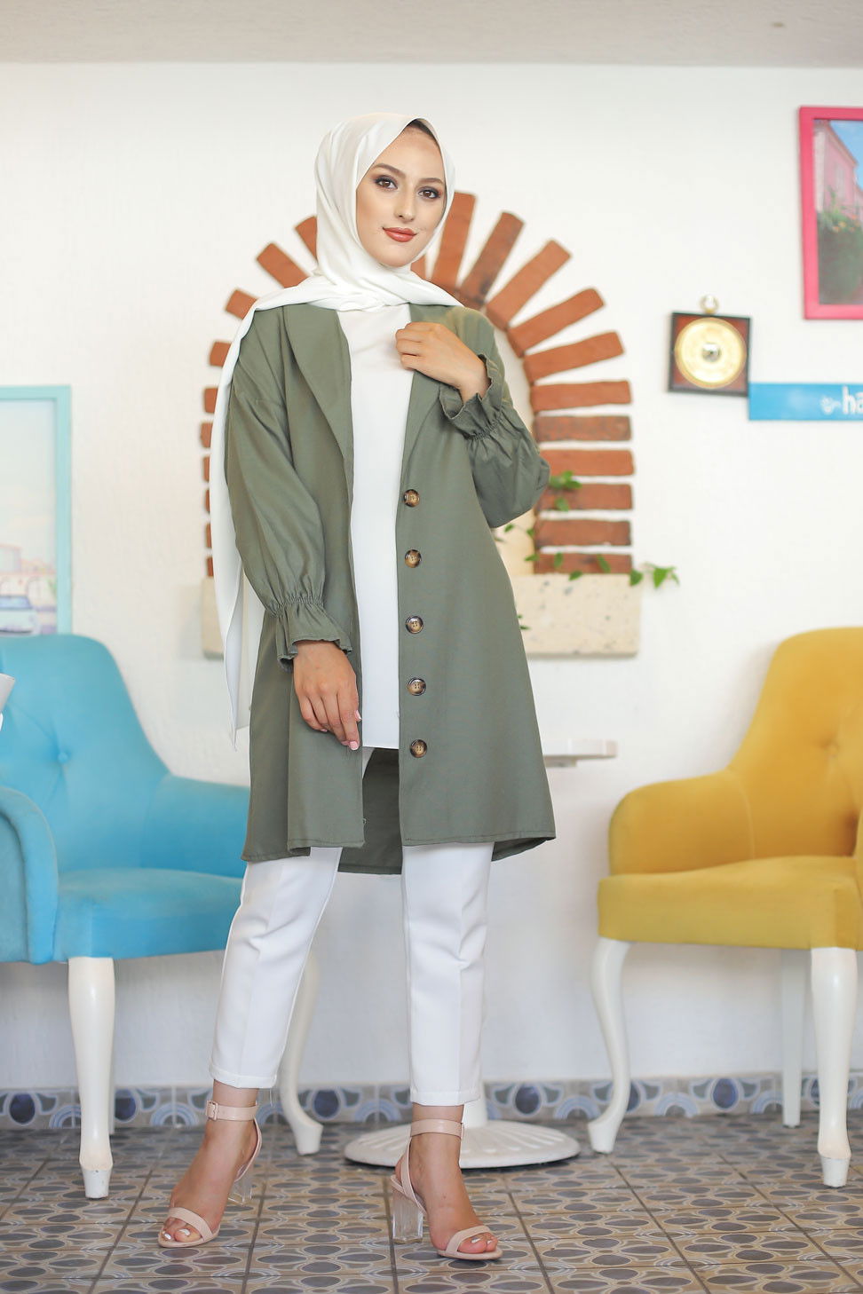 Ceket Haki - 3018 HAKİ