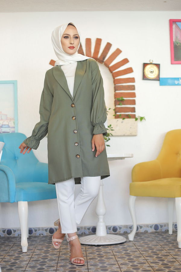 Ceket Haki - 3018 HAKİ