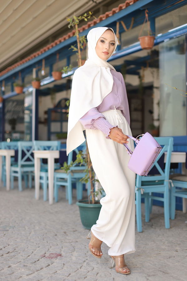 Pantolon Beyaz - 3251