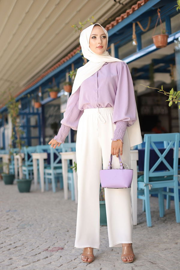 Pantolon Beyaz - 3251