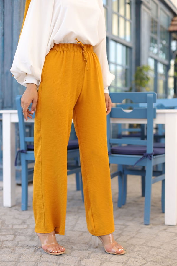 Pantolon Sarı - 3251 Sarı