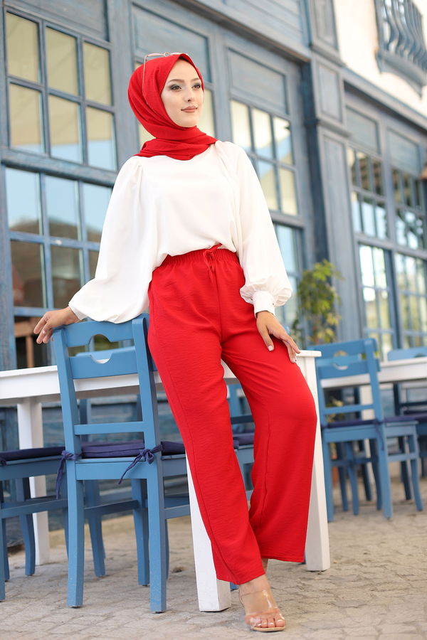 Pantolon Kırmızı - 3251