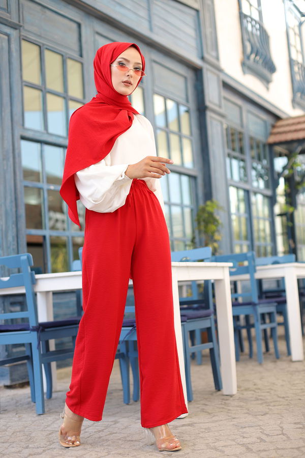 Pantolon Kırmızı - 3251