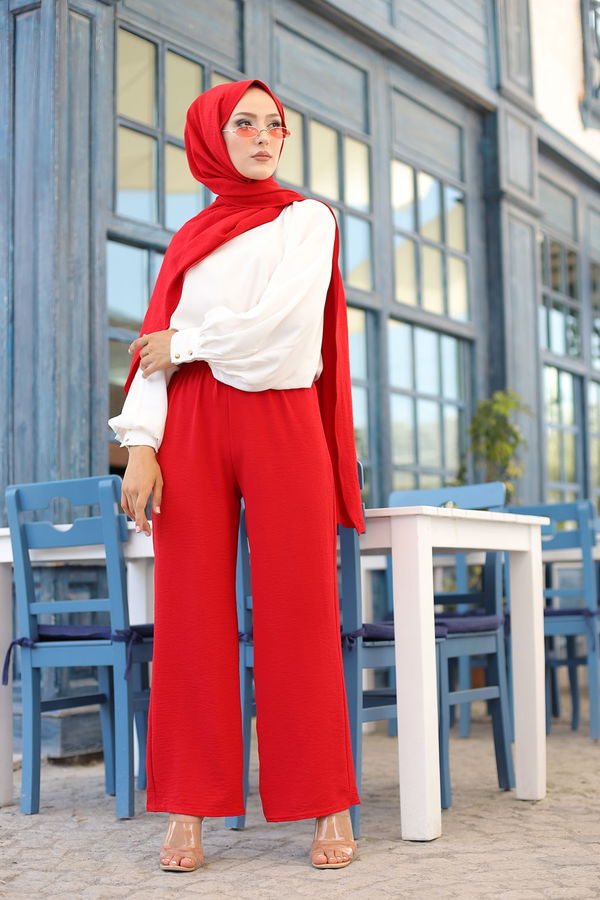 Pantolon Kırmızı - 3251