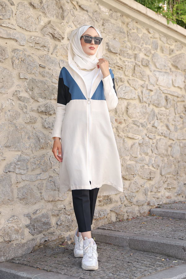 3082 KAPSONLU TUNİK Petrol - 3082