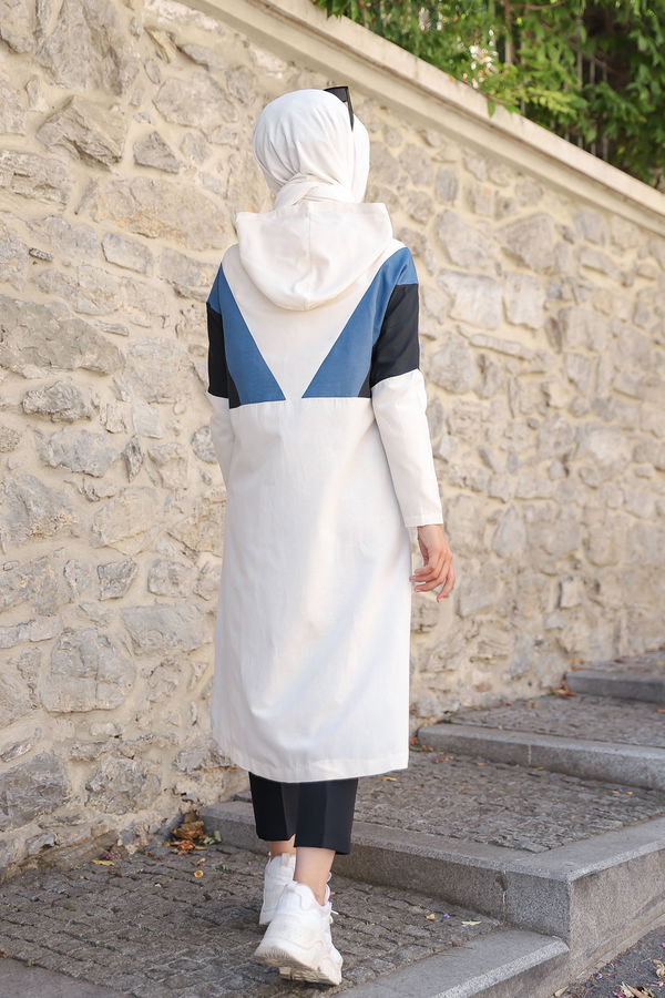 3082 KAPSONLU TUNİK Petrol - 3082