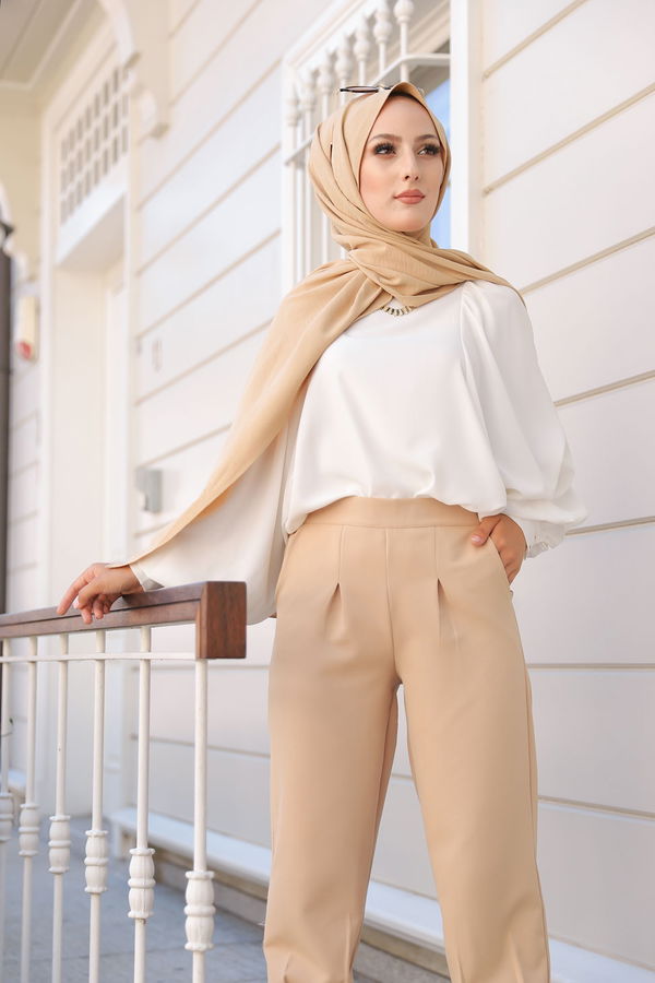 PANTOLON Bej - 8563 BEJ