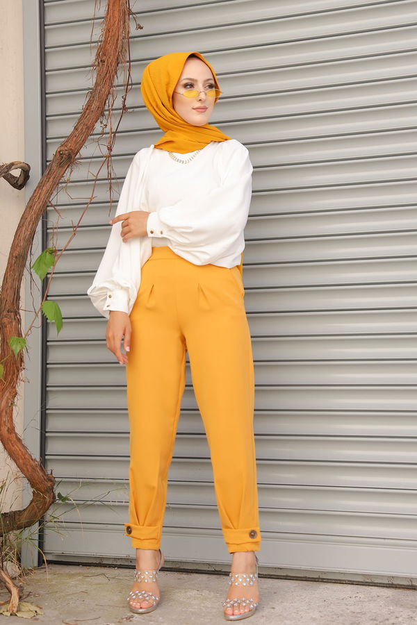 PANTOLON Sarı - 8563