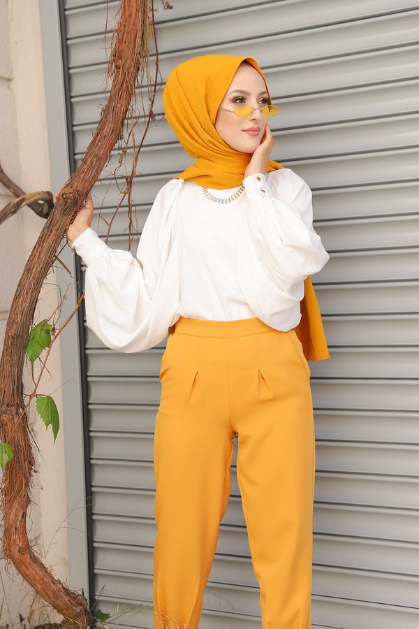 PANTOLON Sarı - 8563