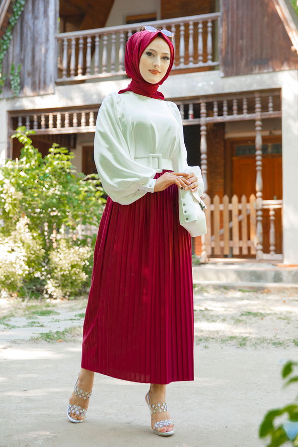 PILISELI ETEK Bordo - 3234