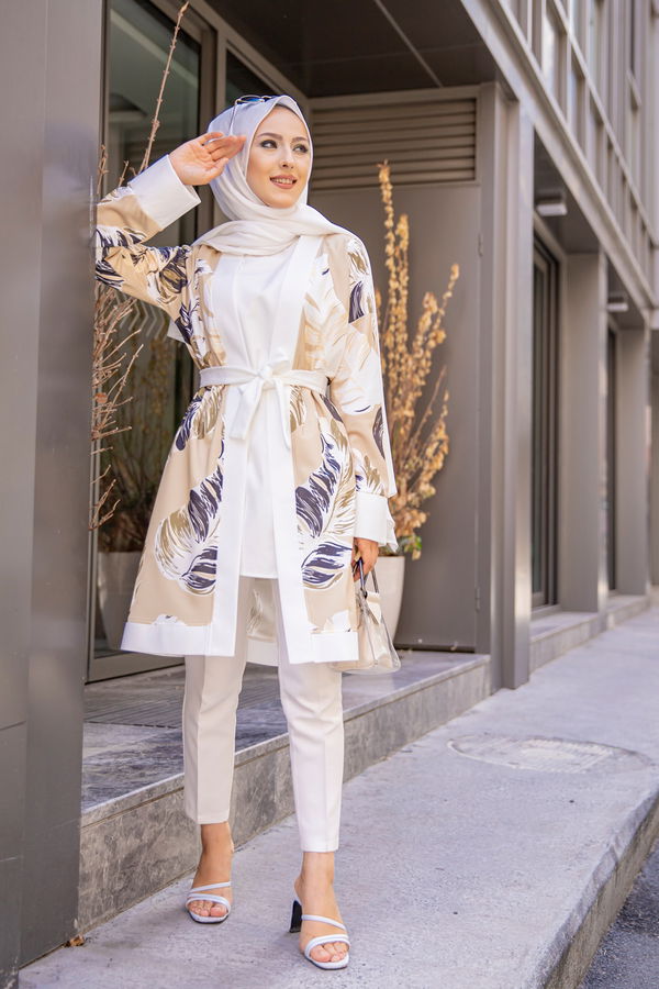 9058 HIRKA Bej - 9058