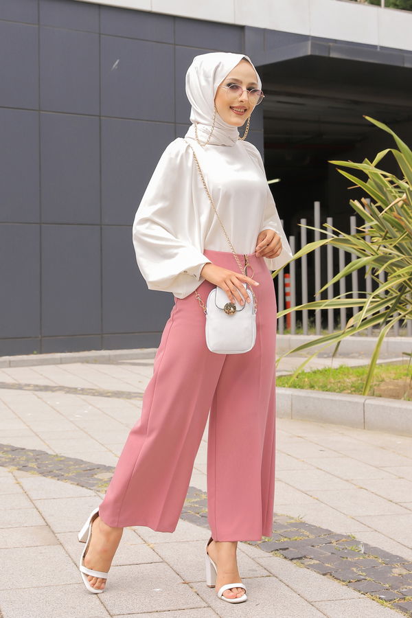 8500 ÖN FERMUARLI PANTOLON Pembe - 8500 PEMBE