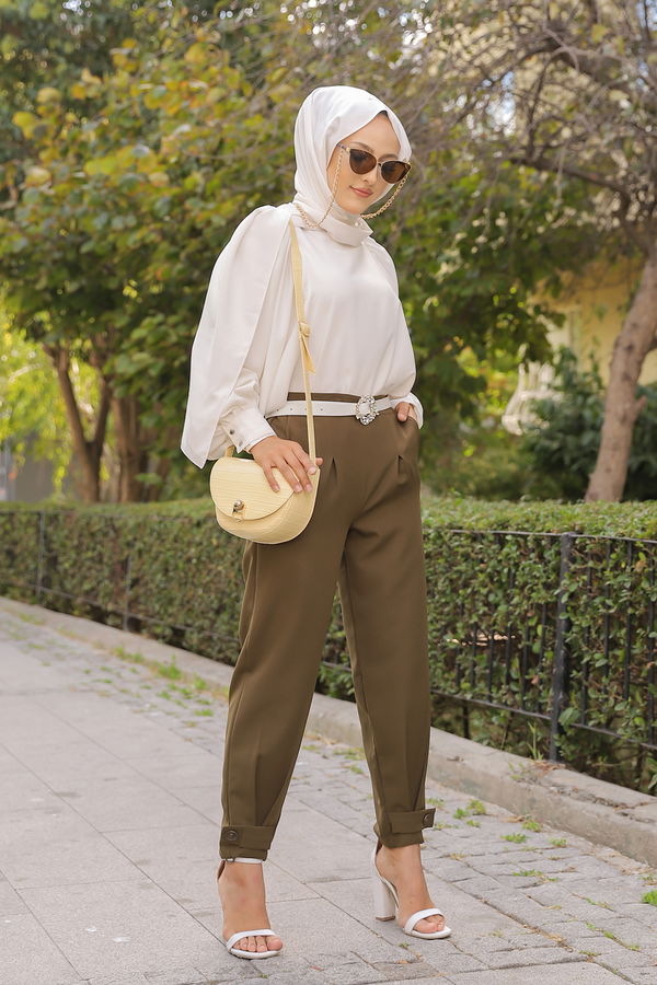 PANTOLON Haki - 8563 HAKİ