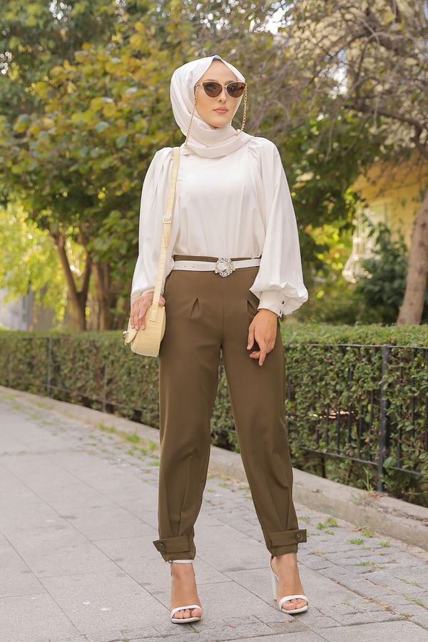 PANTOLON Haki - 8563 HAKİ