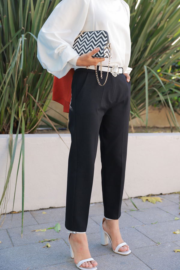 PANTOLON Siyah - 8580 SİYAH