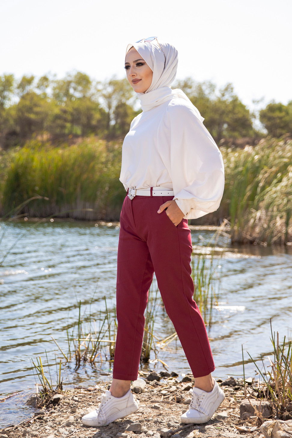 PANTOLON Bordo - 8580 BORDO