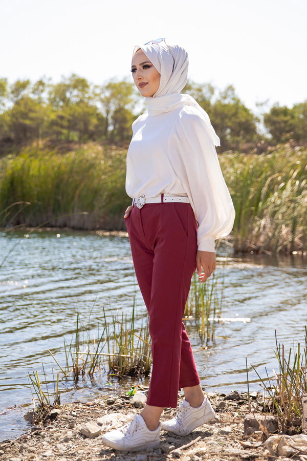 PANTOLON Bordo - 8580 BORDO