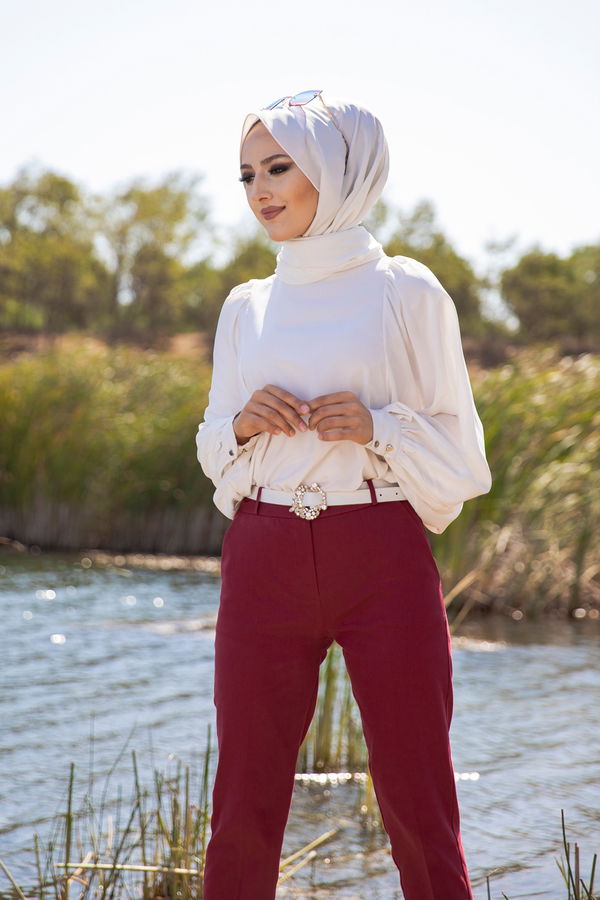PANTOLON Bordo - 8580 BORDO