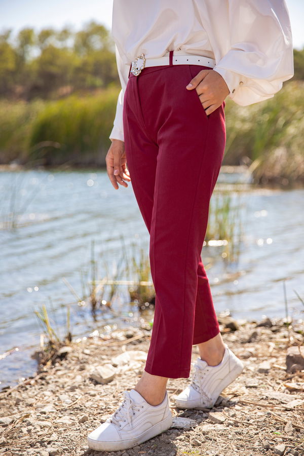 PANTOLON Bordo - 8580 BORDO