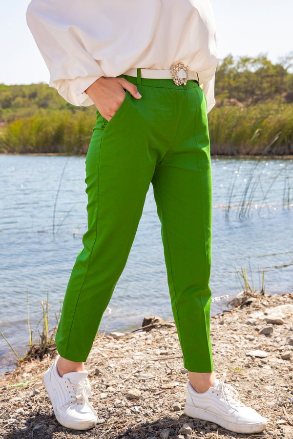 PANTOLON Yeşil - 8580